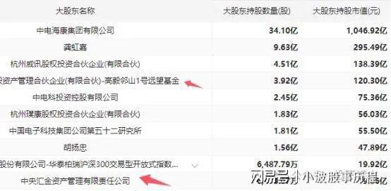 国资委控股的优质白马龙头含军工、医药、科技中央汇金重仓