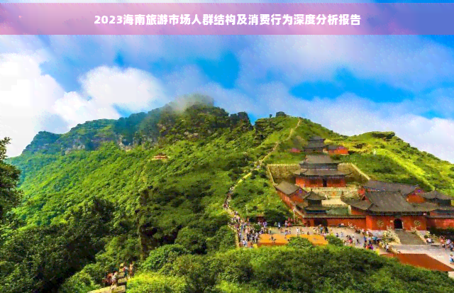 2023海南旅游市场人群结构及消费行为深度分析报告