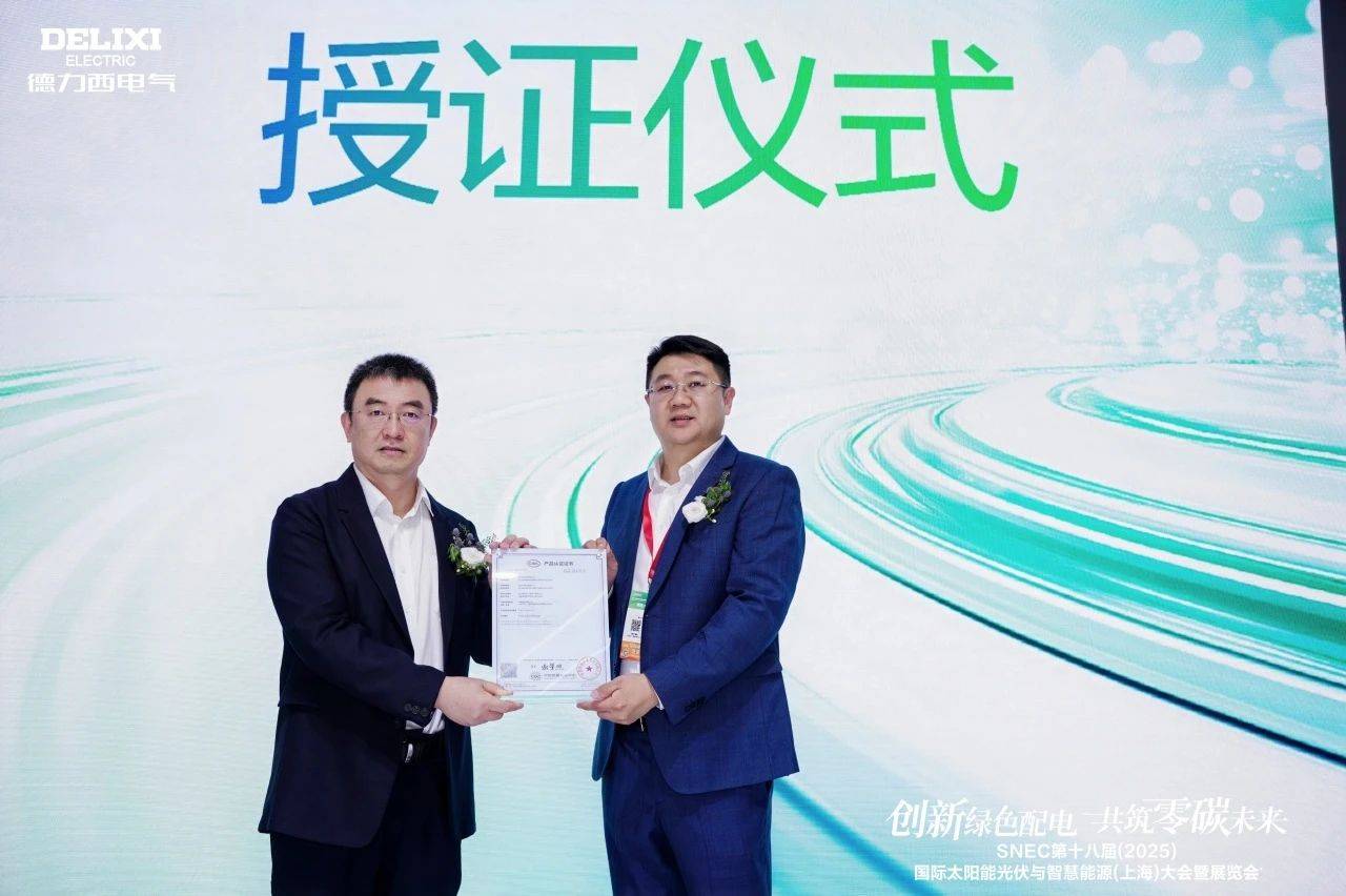 德力西电气重磅亮相SNEC2025全球首发新品！以绿色动能解码零碳未来(图2)