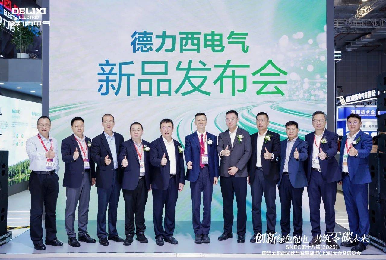 德力西电气重磅亮相SNEC2025全球首发新品！以绿色动能解码零碳未来(图4)