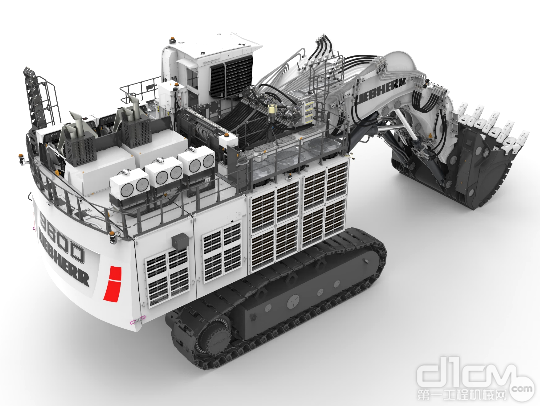 600吨级别钜力之作——利勃海尔新一代液压挖掘机R9600(图2)