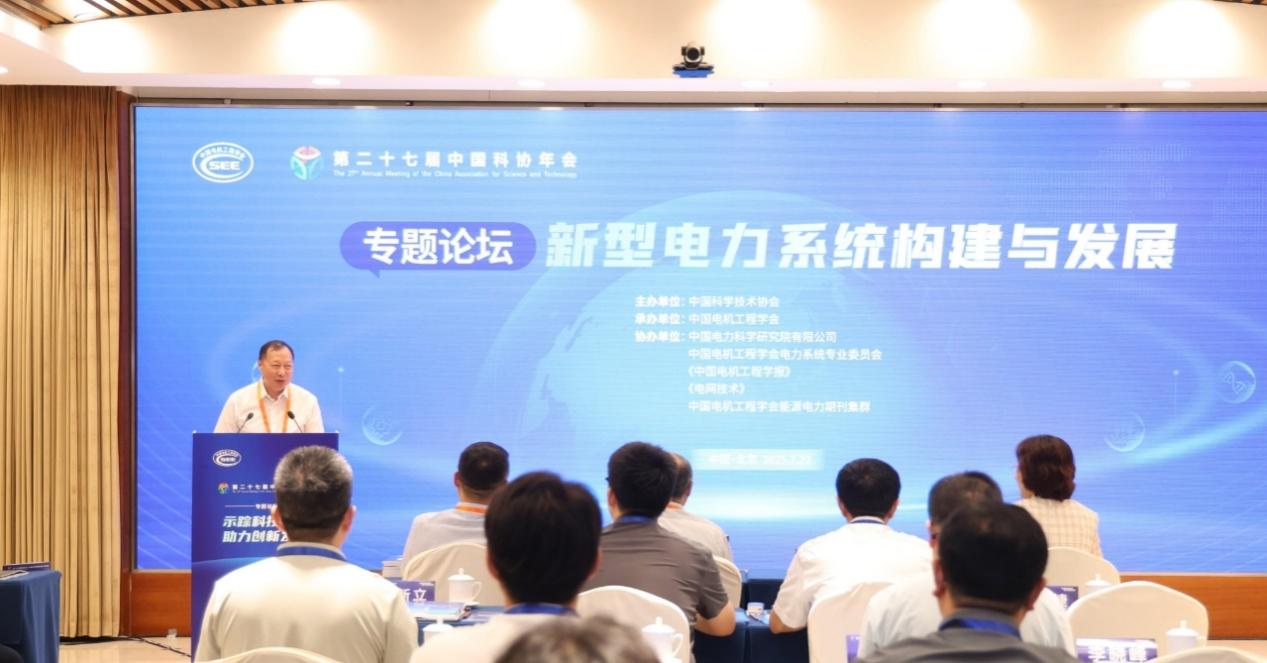 中国科协年会新型电力系统构建与发展专题论坛举办(图2)