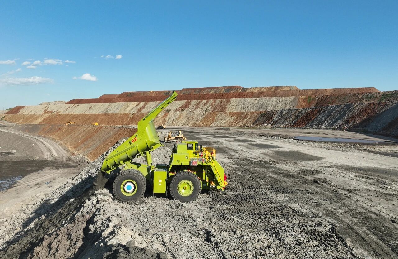 兵器工业集团NTE150E纯电动矿用自卸车填补国内空白